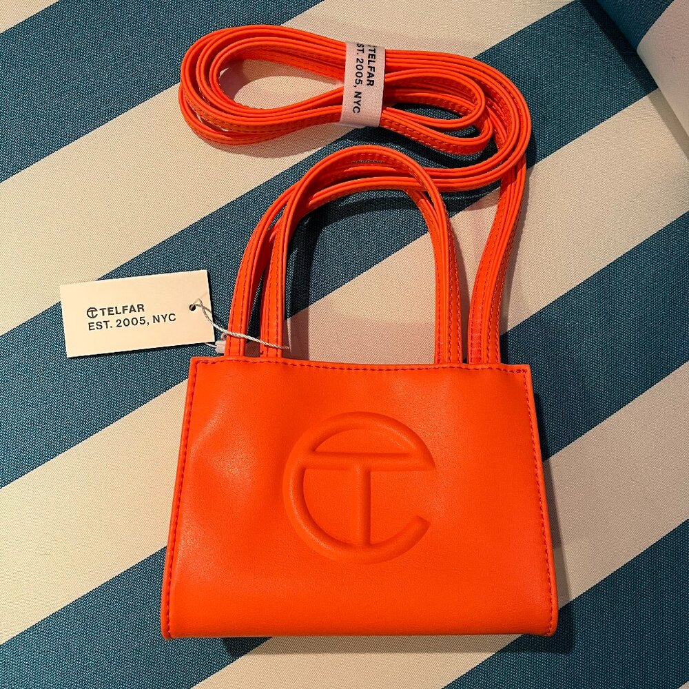 Telfar Small Shopping Bag - Orange